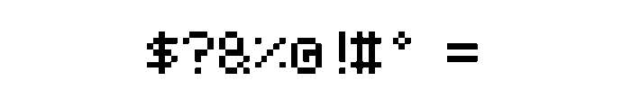 Nanoplex Font OTHER CHARS