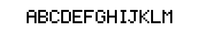 Nanoplex Font UPPERCASE