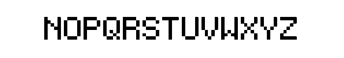 Nanoplex Font UPPERCASE