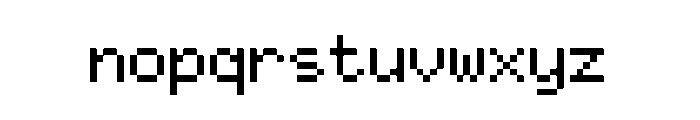 Nanoplex Font LOWERCASE
