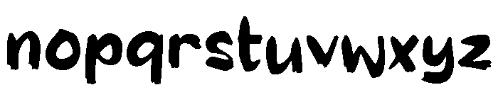 Nanya Font LOWERCASE