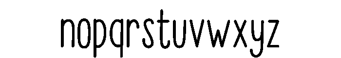 Naomi Story DEMO Reg Font LOWERCASE