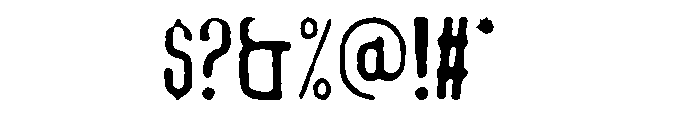 NaonwehRough Font OTHER CHARS