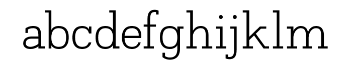 Napo-Light Font LOWERCASE