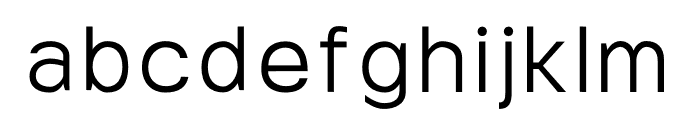 Napoelen Regular Font LOWERCASE