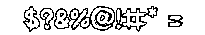 NarconOutline Font OTHER CHARS