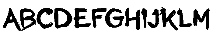 NarconRegular Font UPPERCASE