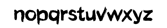 NarconRegular Font LOWERCASE