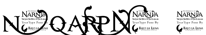 Narnia BLL Font OTHER CHARS