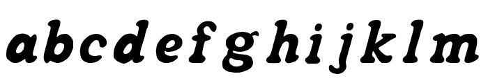 Nashira Free Regular Font LOWERCASE