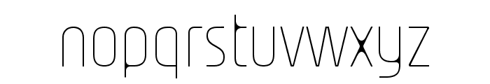 Nasional Sans Thin Font LOWERCASE