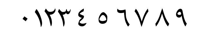 Naskh Type II Font OTHER CHARS