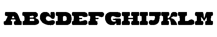 Nastilon Demo Font UPPERCASE