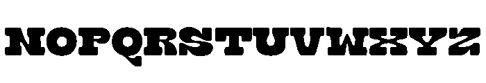 Nastilon Demo Font UPPERCASE