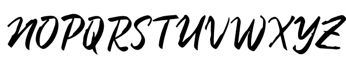 Nastya Font UPPERCASE