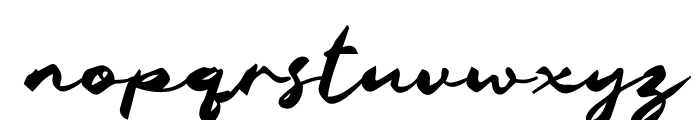 Nastya Font LOWERCASE
