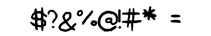 NataliesFont Font OTHER CHARS