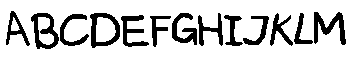 NataliesFont Font UPPERCASE