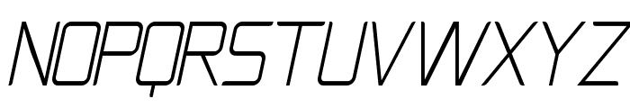 Natalisa Thin Italic Font UPPERCASE