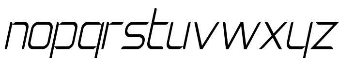 Natalisa Thin Italic Font LOWERCASE