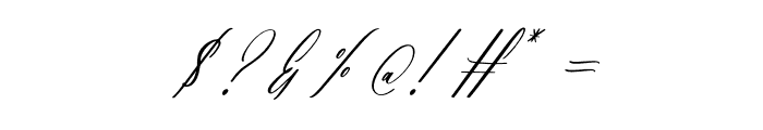 Natassha Sintaleny DEMO VERSION Italic Font OTHER CHARS