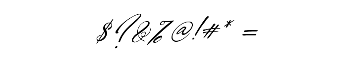 Nattalya Italic Font OTHER CHARS