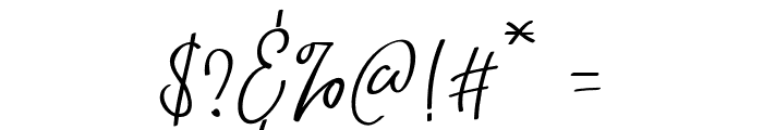 NatthalieSignature Font OTHER CHARS