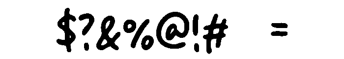 Natural Charcoal Font OTHER CHARS