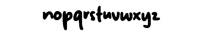 Natural Charcoal Font LOWERCASE