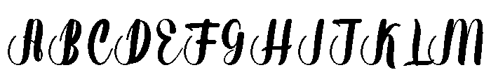 Natural Handmade Font UPPERCASE