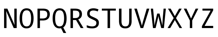 Natural Mono Font UPPERCASE
