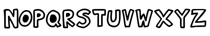 Natural Toons Font UPPERCASE