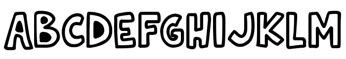 Natural Toons Font LOWERCASE