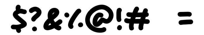 Nature Sunset Font OTHER CHARS