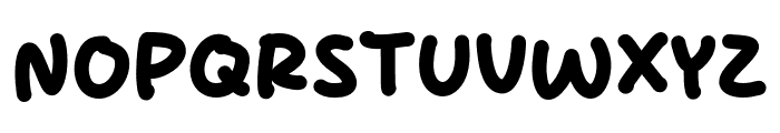 Nature Sunset Font UPPERCASE