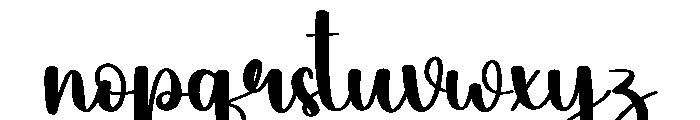 Nature2 Font LOWERCASE