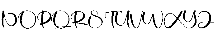 Nature3 Font UPPERCASE