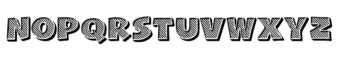 Naughty Squirrel Striped Demo Font UPPERCASE