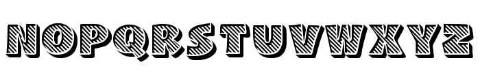 Naughty Squirrel Striped Demo Font LOWERCASE