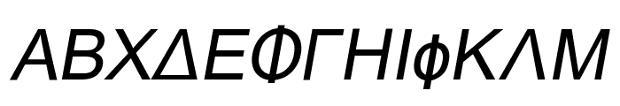 Naxos-Italic Font UPPERCASE
