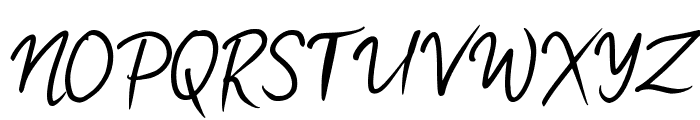 Nayolina Font UPPERCASE