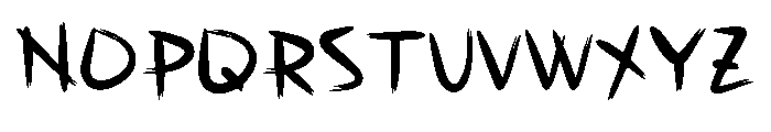 Nazumi Font Regular Font UPPERCASE