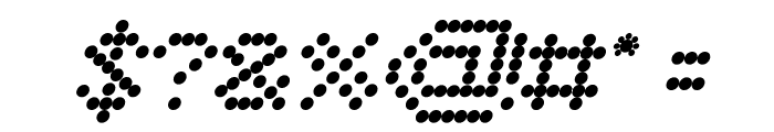 nano Italic Font OTHER CHARS