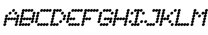 nano Italic Font UPPERCASE