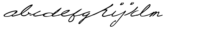 Nadine Handwriting Regular Font LOWERCASE