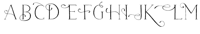 Naive Naive Fantaisies Light Font UPPERCASE