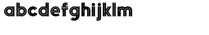 Nanami Inline Font LOWERCASE