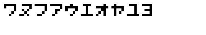 Nanoscopics Katakana Font OTHER CHARS