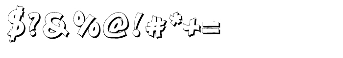 Nanumunga Shadow Bold Font OTHER CHARS