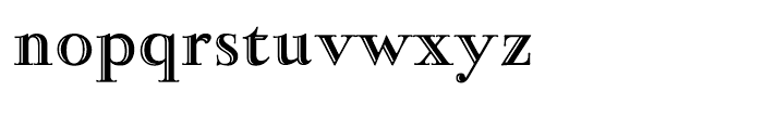 Narcissus Roman Font LOWERCASE